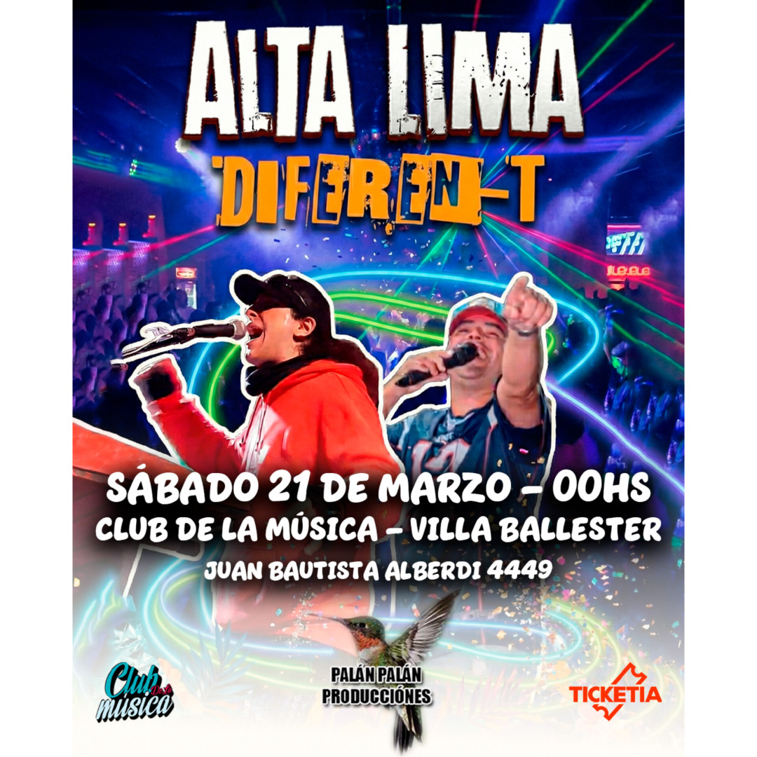 Palan Palan Producciones: Diferente-T + Alta Lima