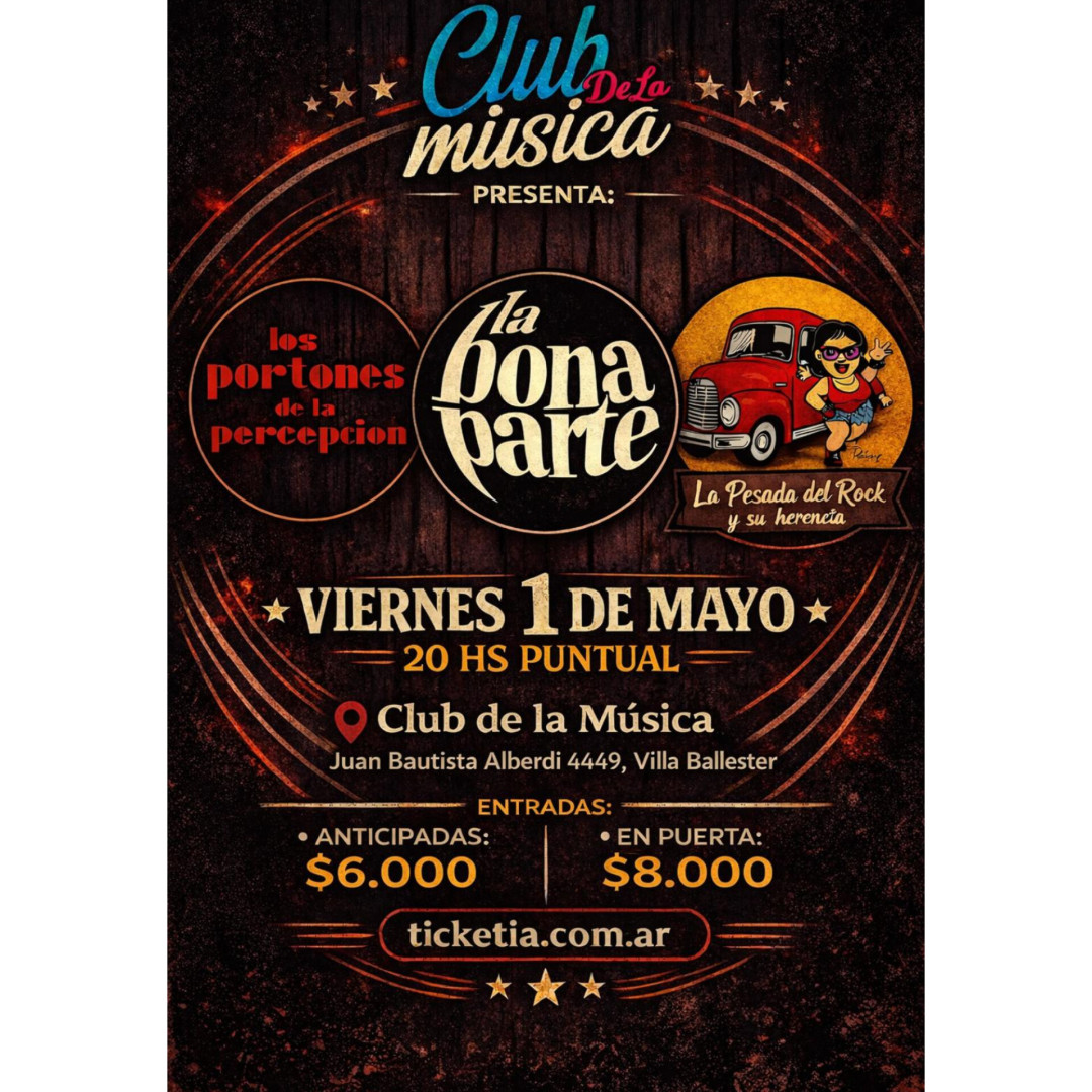 Los Portones + La Bona Parte + La Pesada Del Rock