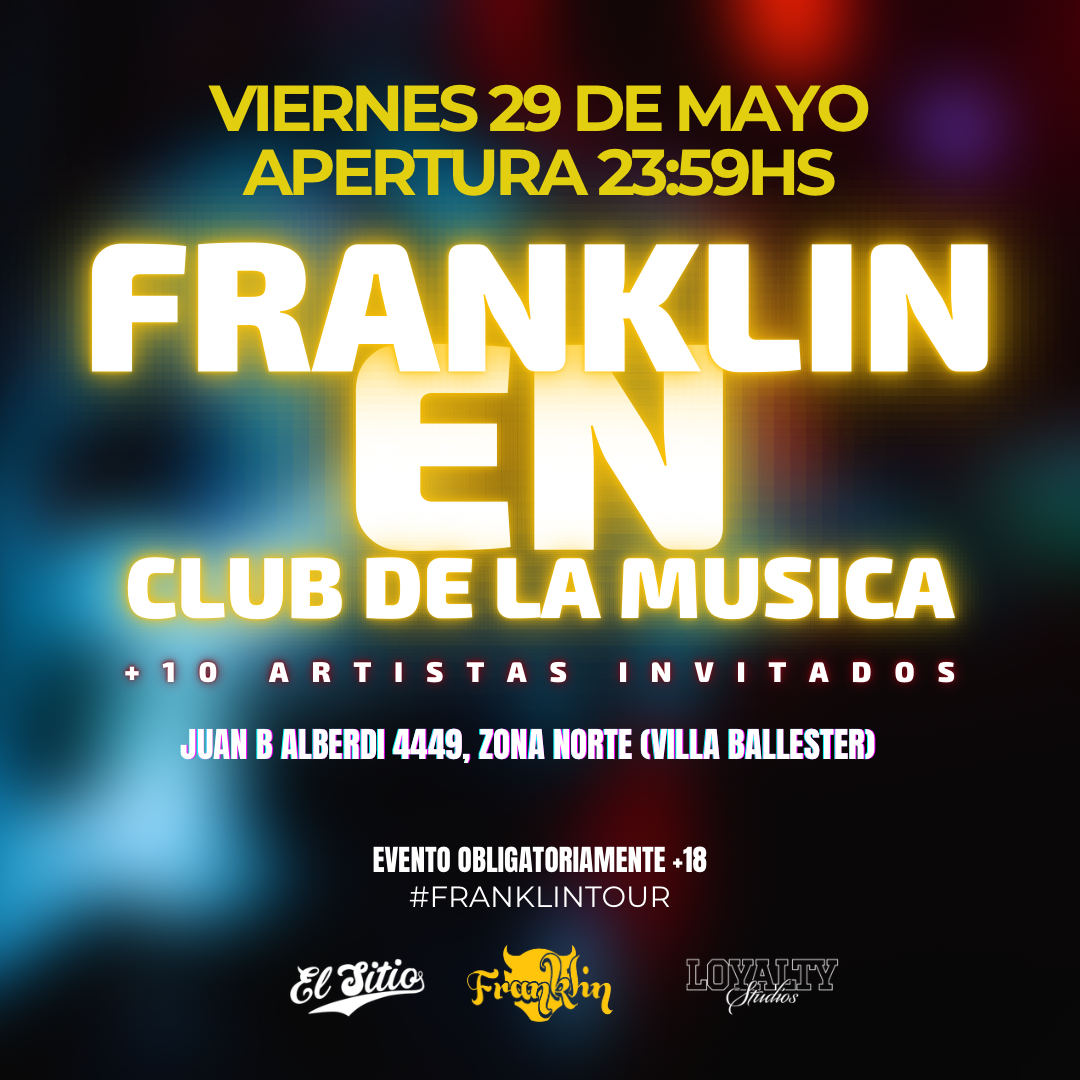 Franklin Prod & El Sitio en el Club de la Musica
