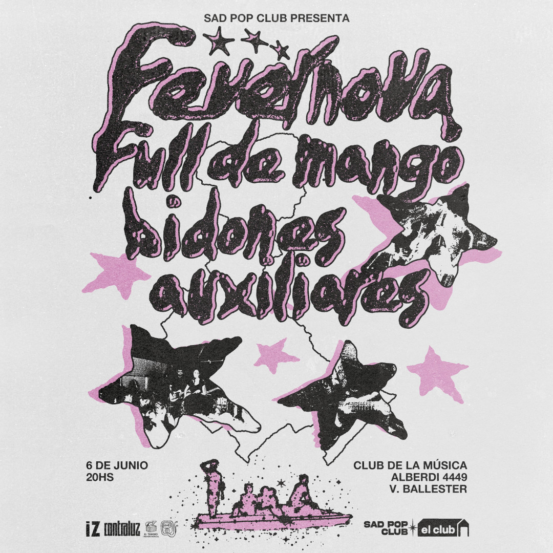 Fevernova + Full De Mango + Bidones Auxiliares en el Club De La Música