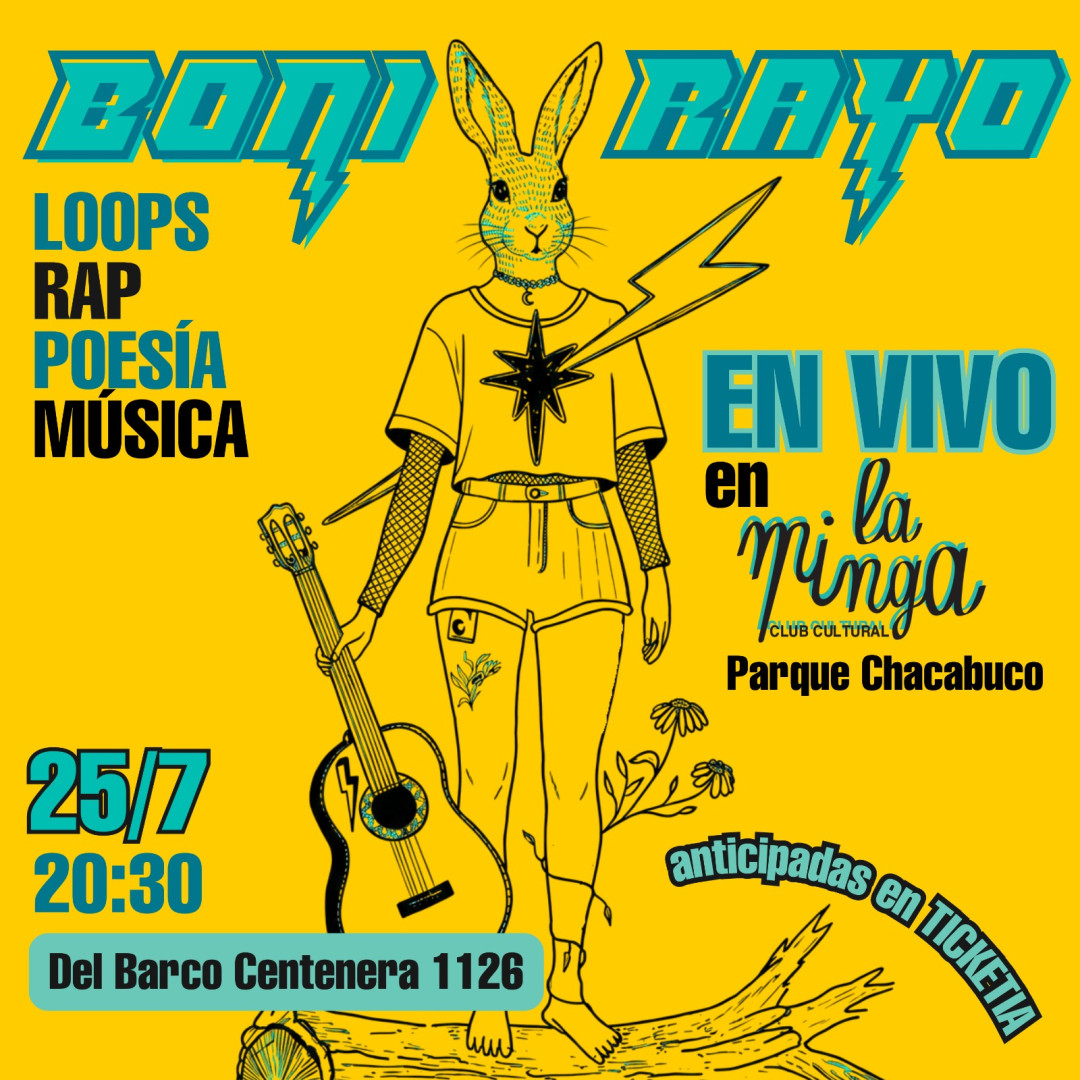 Boni Rayo: Loops, Rap & Poesía en Vivo