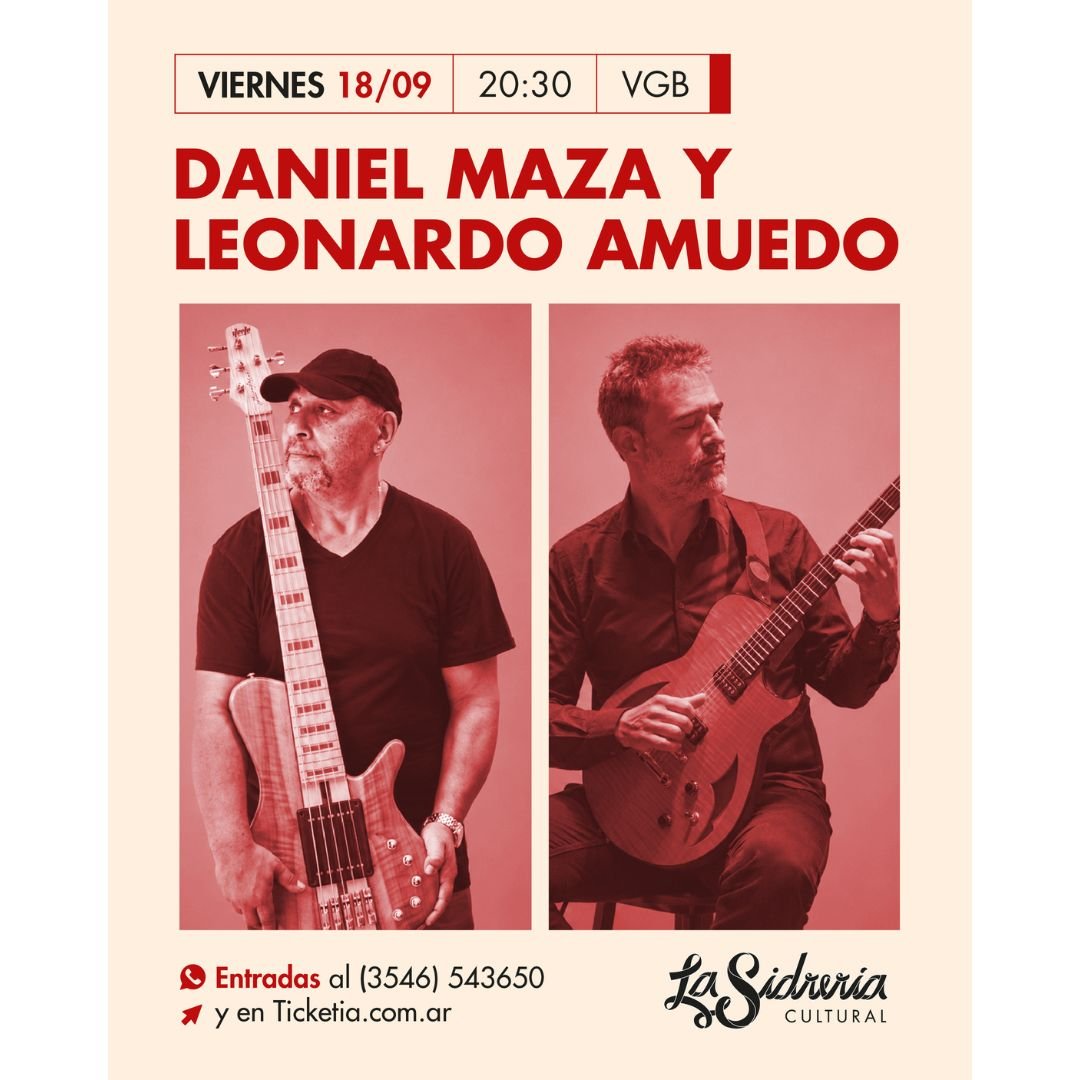 Maza y Amuedo en La Sidrería Cultural
