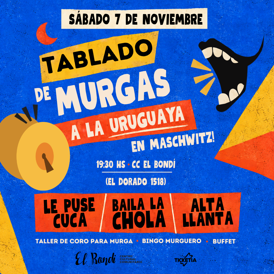 Tablado de murgas a la uruguaya Maschwitz