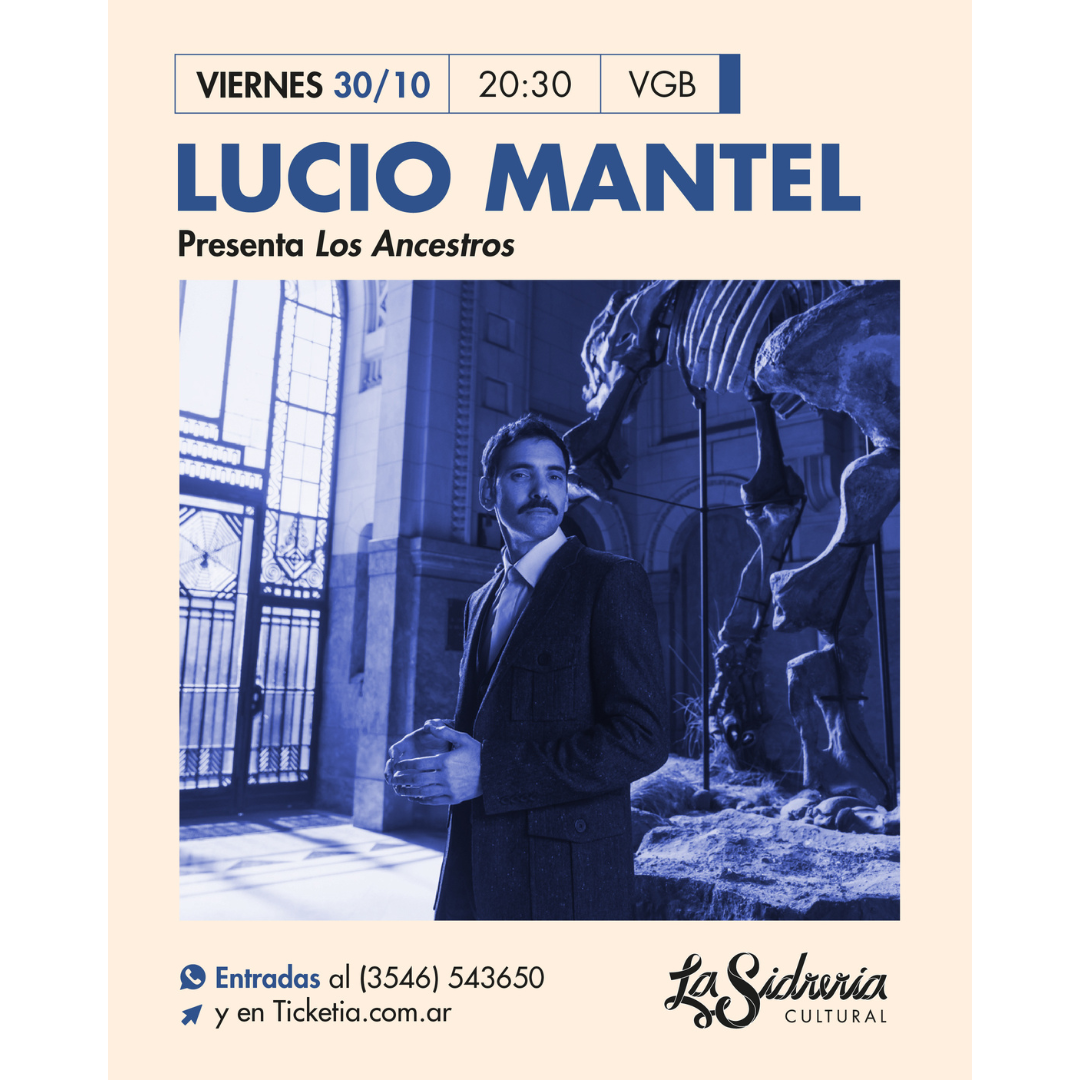 Lucio Mantel en La Sidrería Cultural